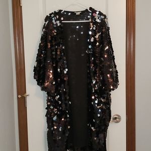 iHeartRaves Sequin Kimono